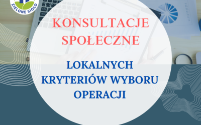 Konsultacje społeczne lokalnych kryteriów wyboru operacji